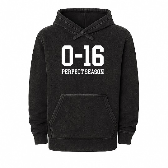 Detroit Lions 0 16 Perfect Season Mineral Wash Hoodies