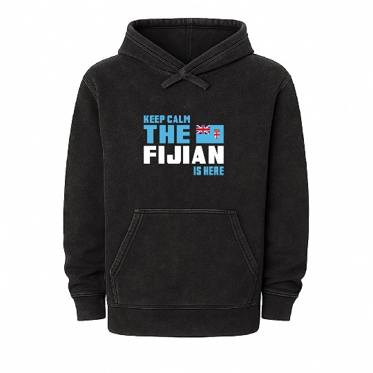 Keep Calm Fiji / Gift Flag Mineral Wash Hoodies