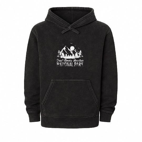 Great Smoky Mountain National Park US Vintage Mineral Wash Hoodies