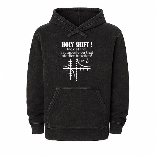 Math Teacher Funny Math Holy Shift Mineral Wash Hoodies
