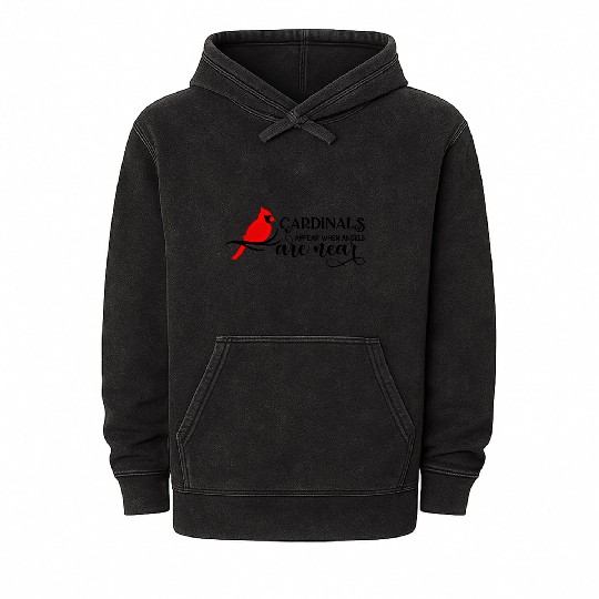 Cardinals Appear Fantasy Mineral Wash Hoodies
