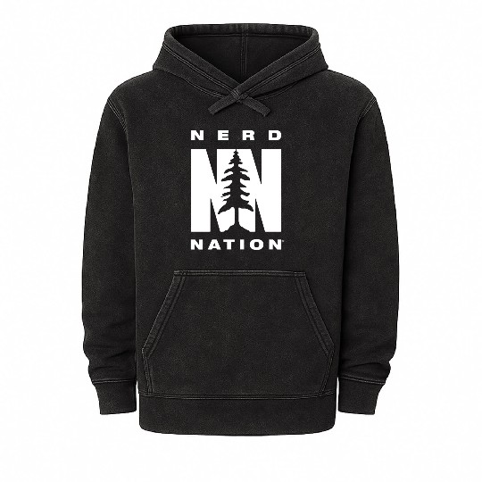 nerd nation Mineral Wash Hoodies