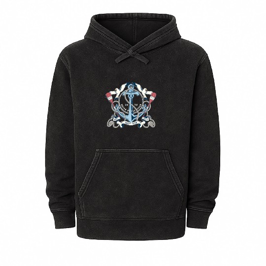 Yacht Club - Awesome sailor Gift Mineral Wash Hoodies
