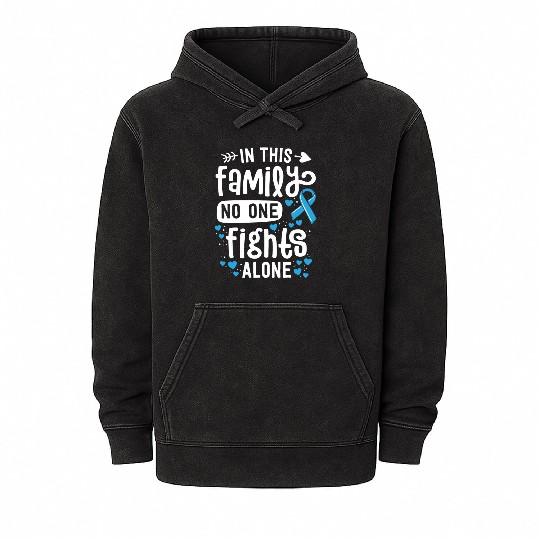 Prostate Cancer Awareness In This Family No One Mineral Wash Hoodies