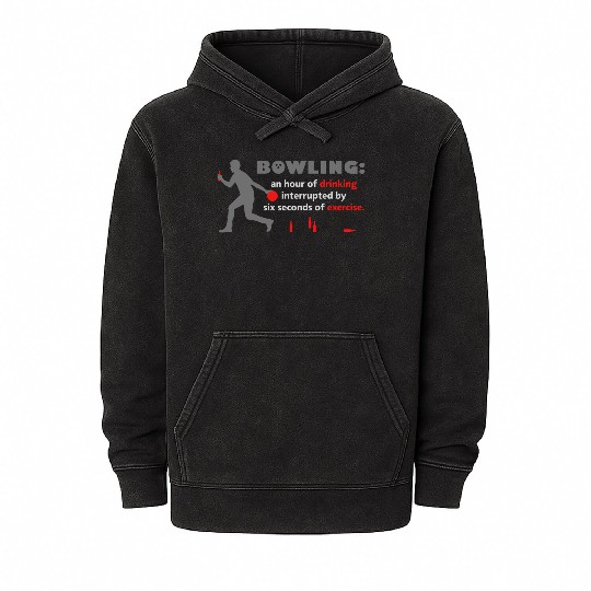 BOWLING: An Hour Of DRINKING Interrupted By Six Mineral Wash Hoodies