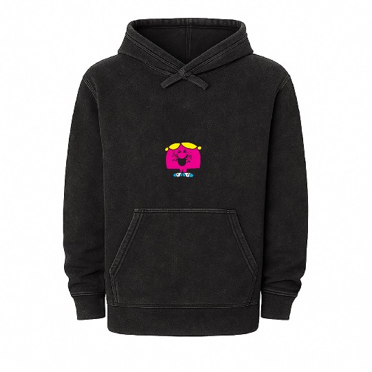Mr Men Little Miss Chatterbox Mineral Wash Hoodies