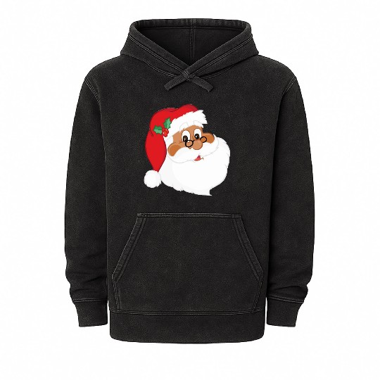 Santa Claus Mineral Wash Hoodies