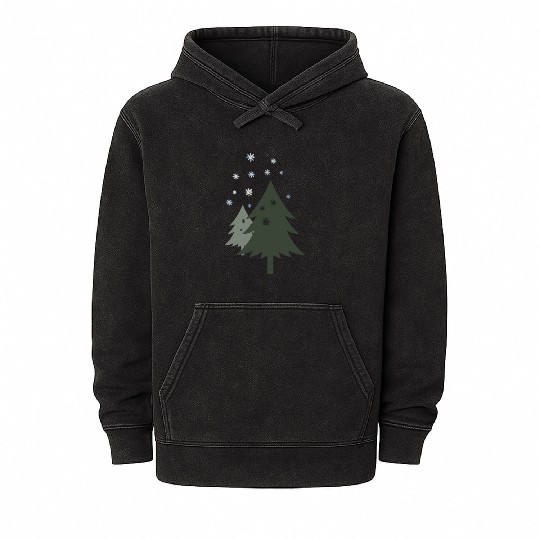 winter wonderland Mineral Wash Hoodies