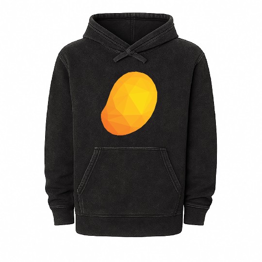 Mango Low Poly Mineral Wash Hoodies