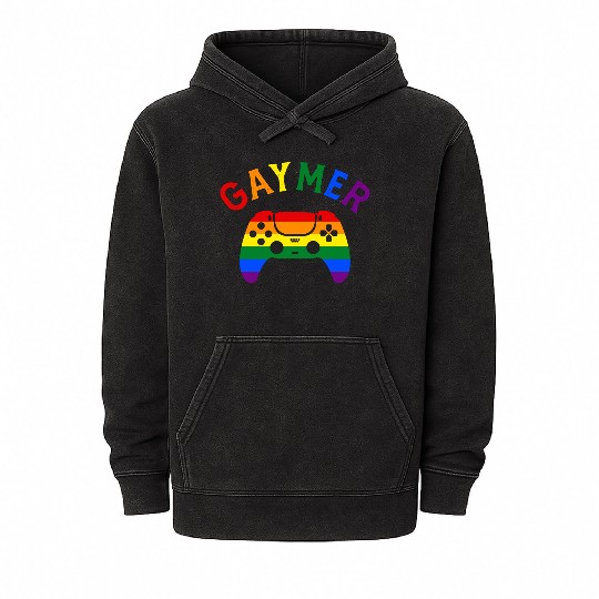 Gaymer Mineral Wash Hoodies