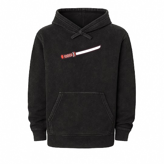 Samurai Sword Mineral Wash Hoodies