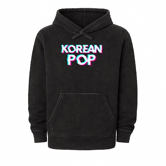 Korean Pop Merchandise K-Pop Mineral Wash Hoodies