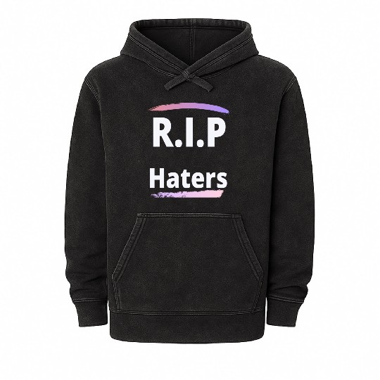 RIP haters Mineral Wash Hoodies