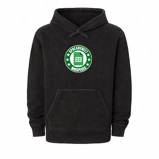 Spreadsheet Whisperer Excel Accountant Accounting Mineral Wash Hoodies