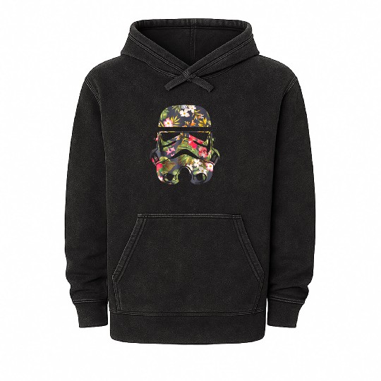 Star Wars Tropical Stormtrooper Floral Mineral Wash Hoodies