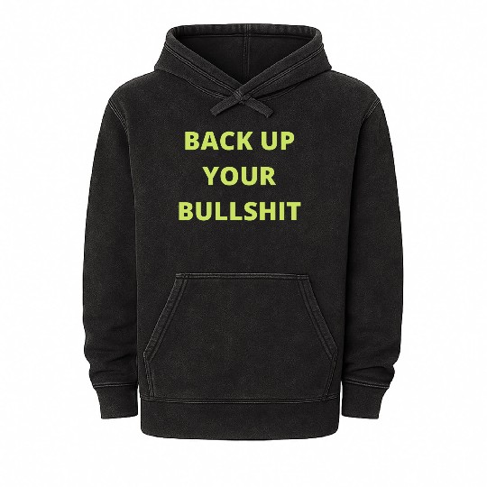 eddie hall back up your bull Mineral Wash Hoodies