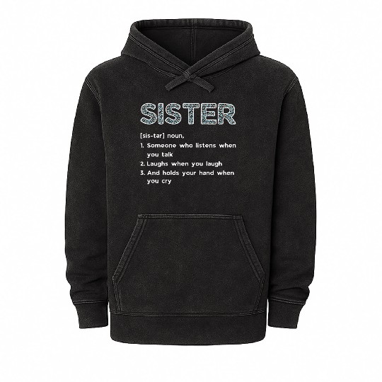 Sister Definition Mineral Wash Hoodies