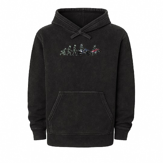 Motocross Evolution Mineral Wash Hoodies