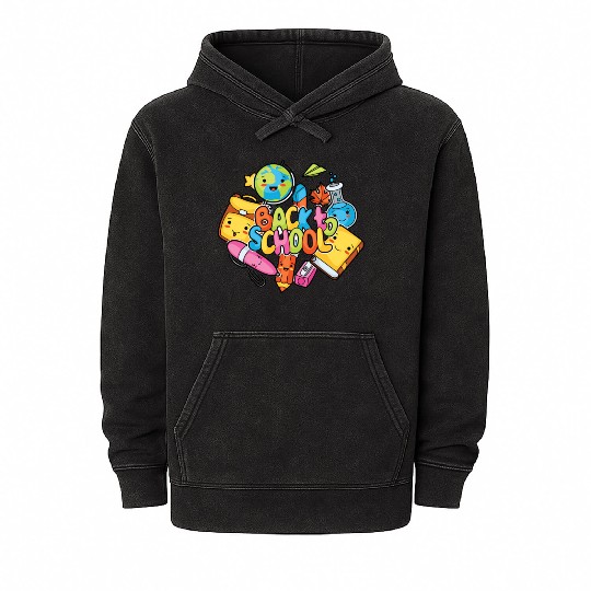 Back to school Mineral Wash Hoodies