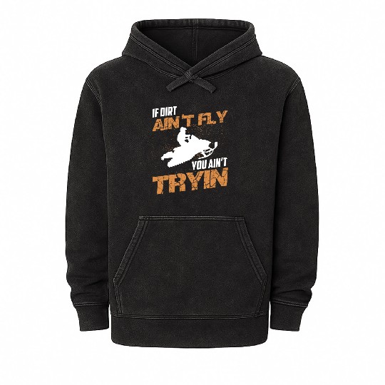 Dirt Bike Rider Gift Supercross MX Motocross Ride Mineral Wash Hoodies