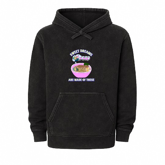 Sweet noodle dreams funny ramen Japanese food Mineral Wash Hoodies