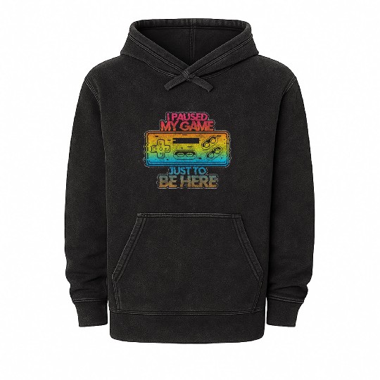 Computers Geek Game Gaming Mineral Wash Hoodies