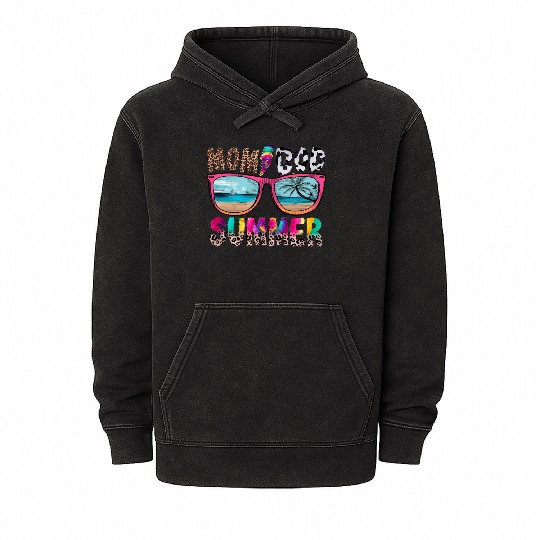 Mom Bod Summer Mineral Wash Hoodies