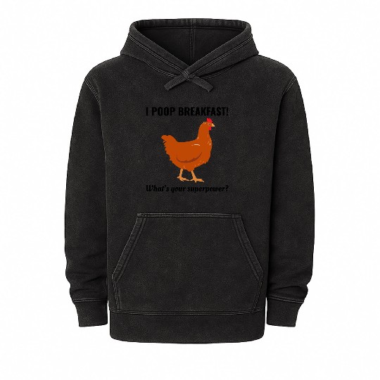 Chicken Lover Poultry Farmer Farming Farm Funny Mineral Wash Hoodies