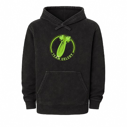 Celery Vegetable Mineral Wash Hoodies, Team Celery Mineral Wash Hoodies,