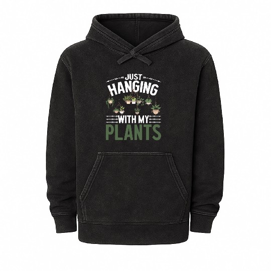 Planting And Harvest Gardener I Love My Garden Mineral Wash Hoodies