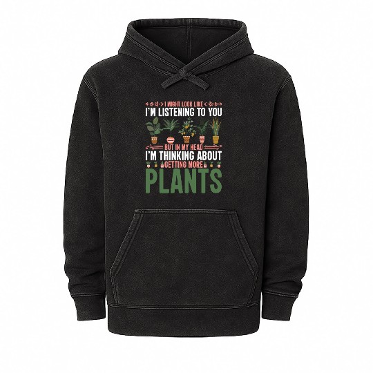 Harvest Flowers Succulent Relax And Chill Gifts Mineral Wash Hoodies