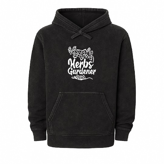 Herbs Gardener Gardening Herbalism Herb Herbalist Mineral Wash Hoodies