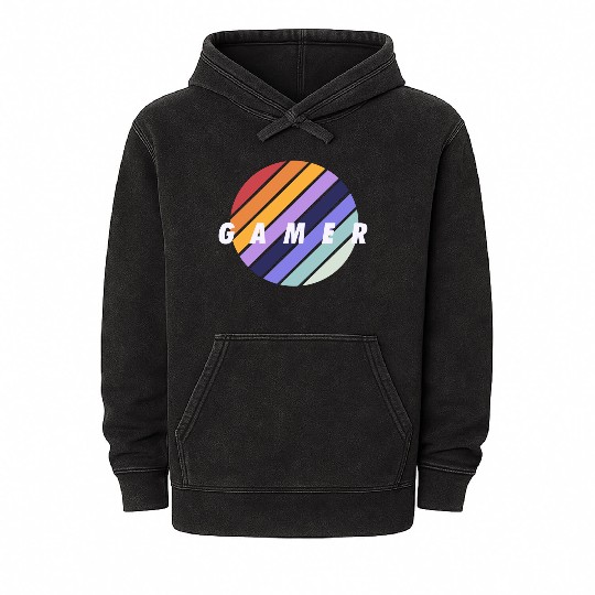 Gamer Mineral Wash Hoodies