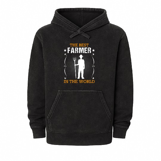 Farmer Profession Farm Work Agriculture Gift Mineral Wash Hoodies