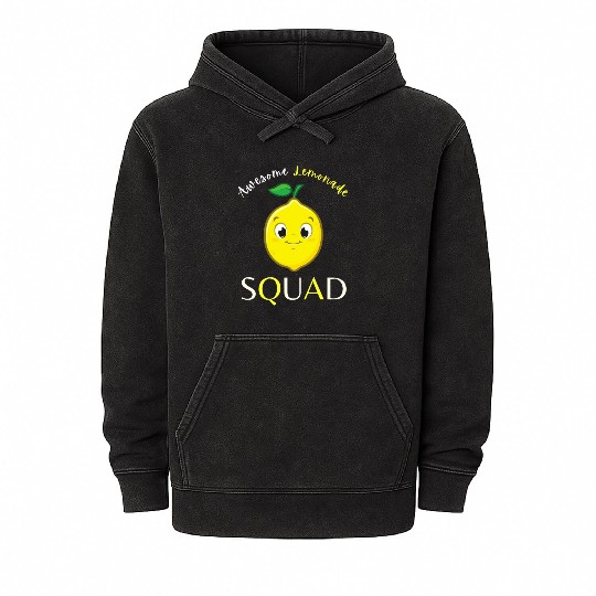 Awesome Lemonade Squad Lemon Lovers For Summer Mineral Wash Hoodies