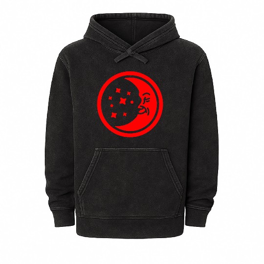 Happy Moon Mineral Wash Hoodies