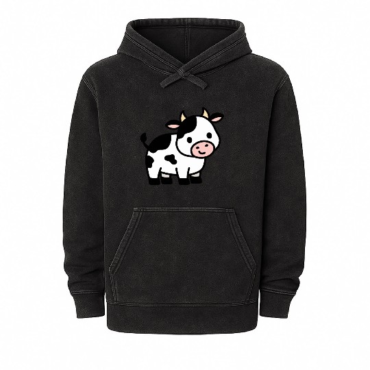 Cow Mineral Wash Hoodies