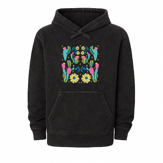 design, art, cartoon, graphic, decoration, drawing Mineral Wash Hoodies