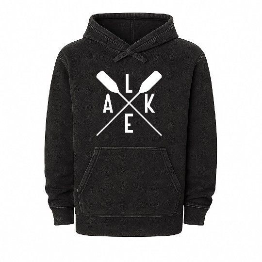 Lake Life Mineral Wash Hoodies