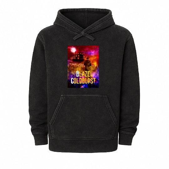 Blaze Goldburst Fantasy Book Shepherd Haunted Mineral Wash Hoodies