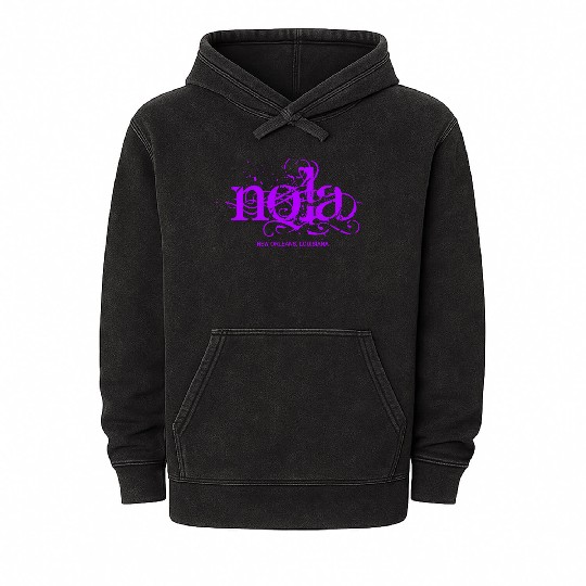 NOLA New Orleans Mineral Wash Hoodies