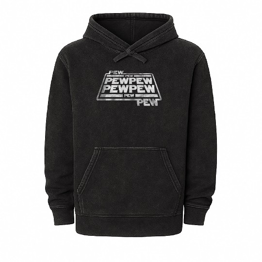 Pew Pew Pew Mineral Wash Hoodies