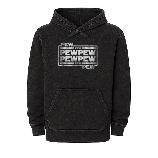 Pew Pew Pew Mineral Wash Hoodies