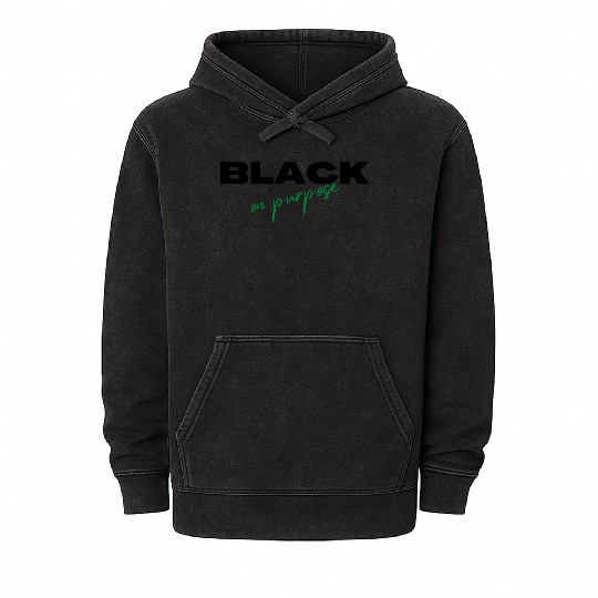 Black on Purpose Mineral Wash Hoodies