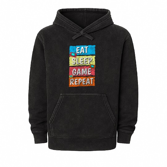Gamer Conventions Pc Retro Mineral Wash Hoodies