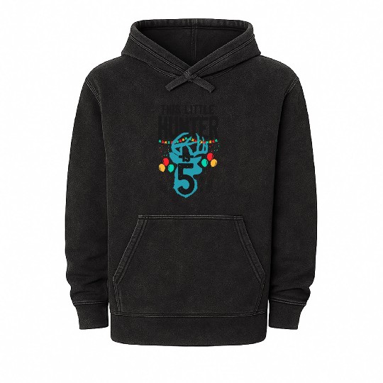 Buck Deer Hunting Hunter Kid Mineral Wash Hoodies