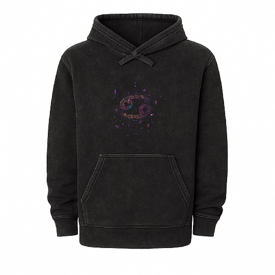 Cancer Zodiac Astrology Cancer Zodiac Astrology gi Mineral Wash Hoodies