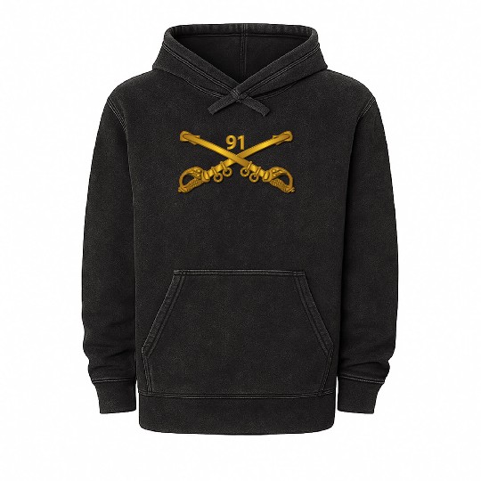 Army 91st Cavalry Branch wo Txt Mineral Wash Hoodies