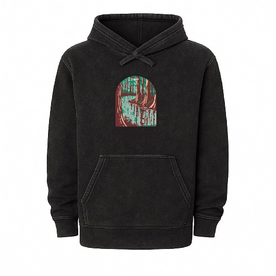 Congaree National Park South Carolina Mineral Wash Hoodies