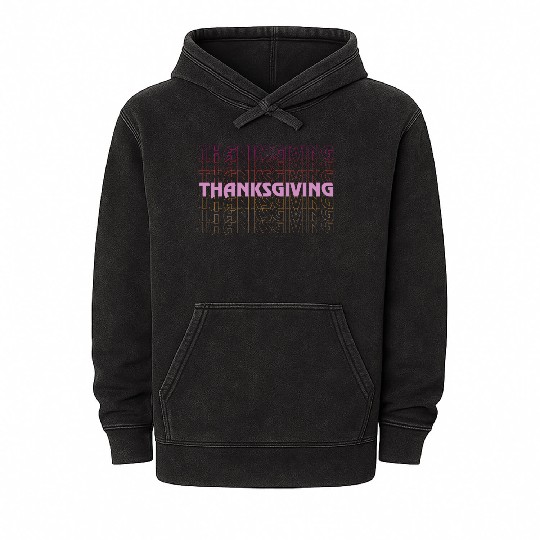 thanksgiving Mineral Wash Hoodies